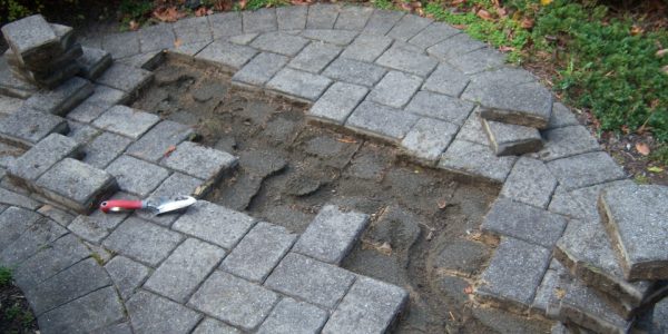 My Collapsing Paver Walkway