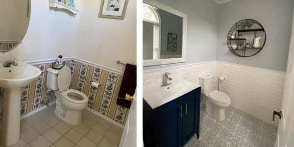 My DIY Powder Room Rehab